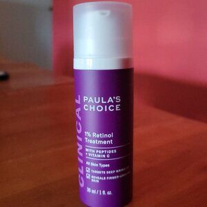 Paula’s Choice Clinical 1% Retinol Treatment 30 ml 1 oz. Full Size. New. Sealed